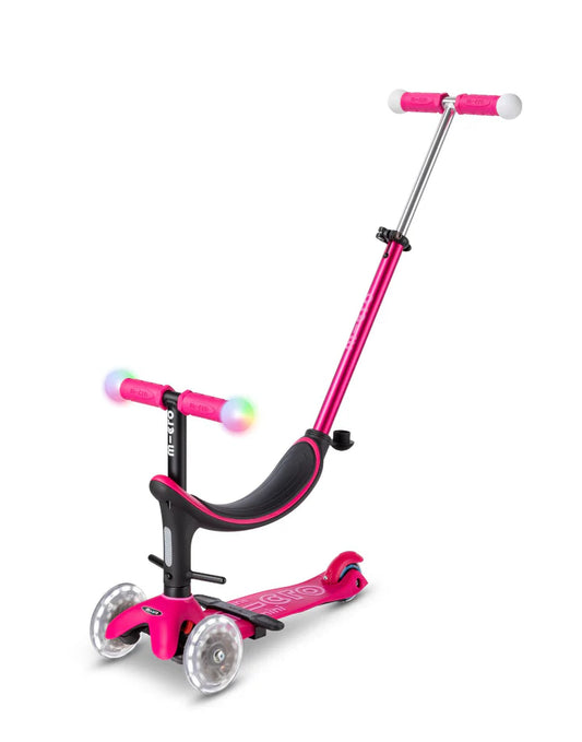 Micro Mini2Grow Deluxe Magic LED Scooter - Pink