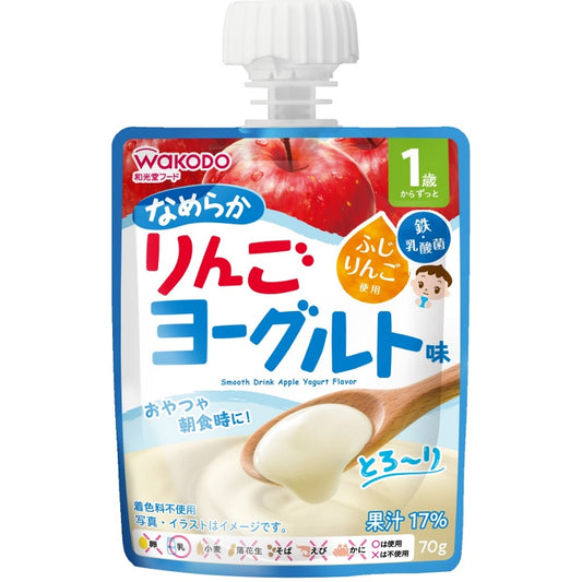 Wakodo - MY Jelly Drink - Smooth Apple Yogurt Flavor 70g 1Y+