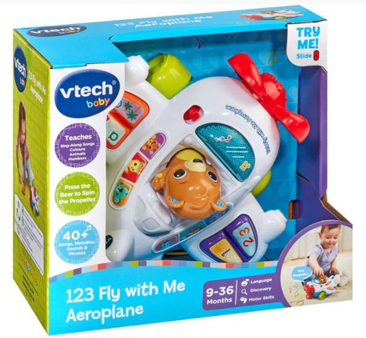 Vtech - 123 Fly with Me Aeroplane