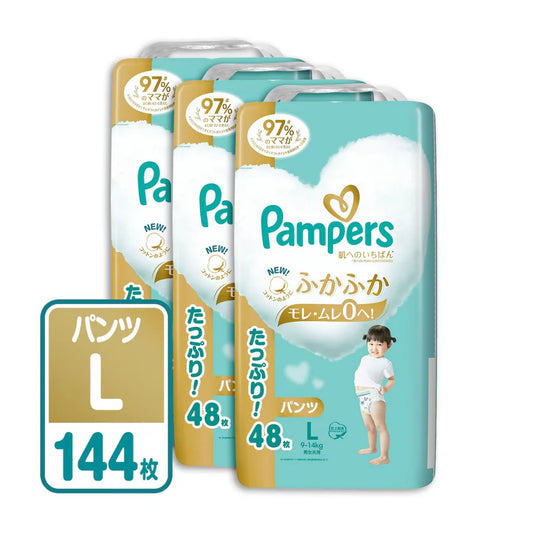 Pampers - Premium Care Nappy Pants L 9-14kg 48pcs