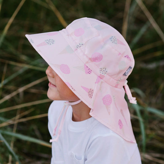 Jan & July Kids Aqua-Dry Xplorer Hat - Pink Ice Cream