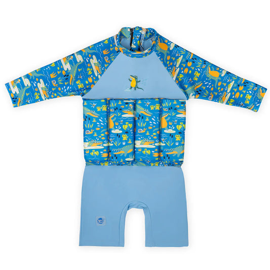 Splash About - Sleeved Floatsuit 2-4Y strawberry field/lilac spring/crocodile swamp