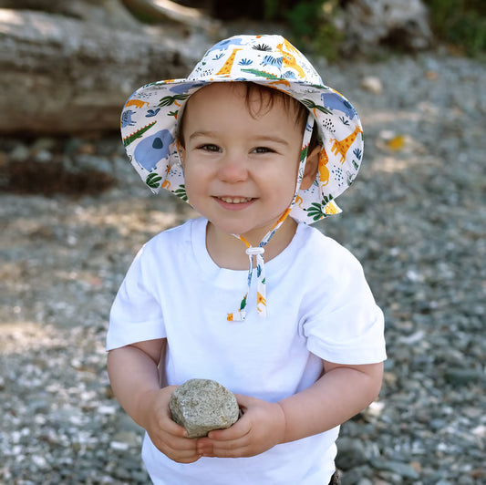 Jan & July - Kids Cotton Floppy Hat - Safari