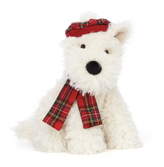 Jellycat - Winter Warmer Munro Scottie Dog 21cm