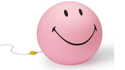 Mr Maria - Smiley XL Lamp - Pink (45 x 45 x 40cm)