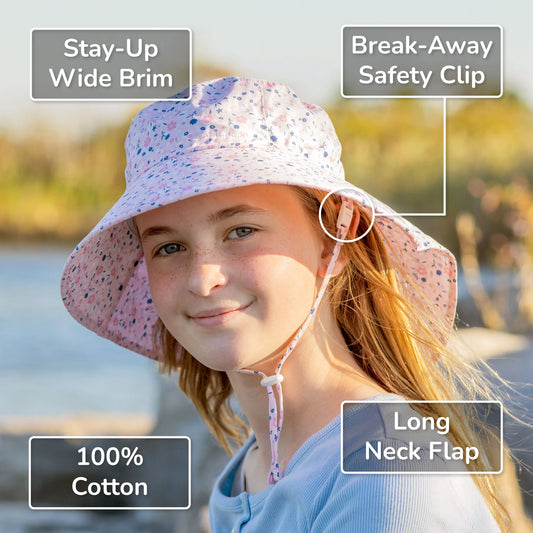 Jan & July - Kids Cotton Xplorer Hat - Strawberry