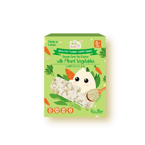 Baby Basic Organic Germ Rice Cracker - Baby Harbour