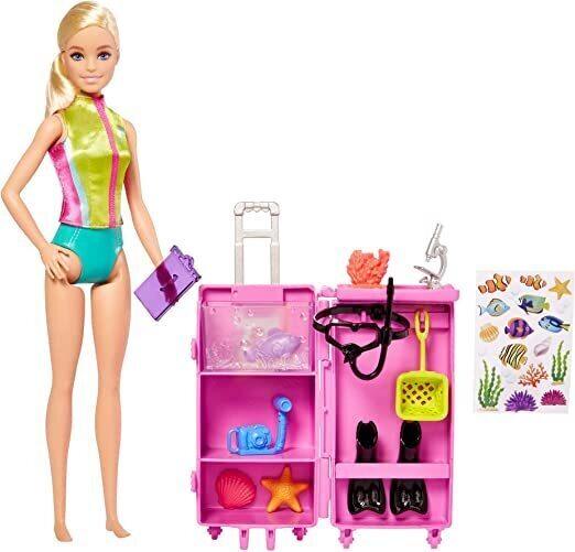 Barbie - Marine Biologist Doll Playset - Baby Harbour