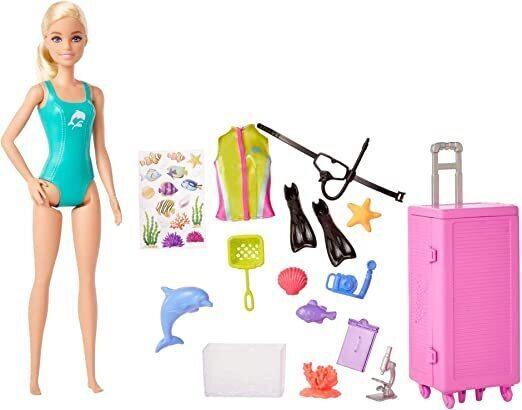 Barbie - Marine Biologist Doll Playset - Baby Harbour