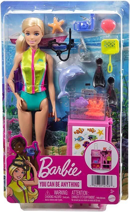 Barbie - Marine Biologist Doll Playset - Baby Harbour