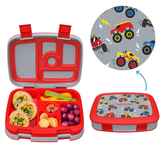 Bentgo Kids Prints Leak Proof 5 Compartment Bento Lunch Box - Baby Harbour