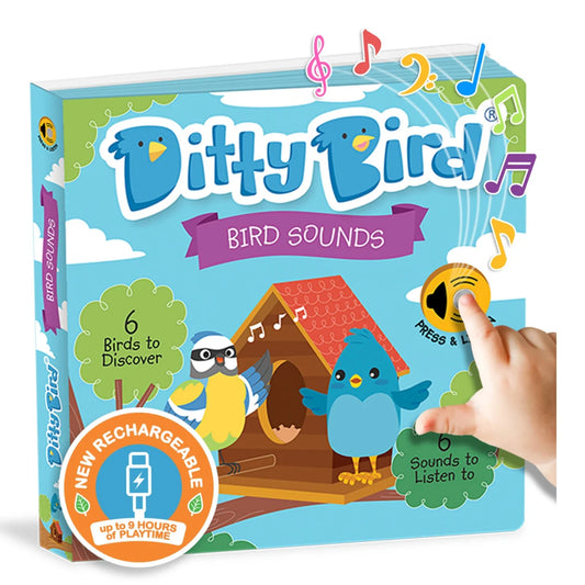 Ditty Bird - Bird Sounds USB-C Rechargeable Sound Book