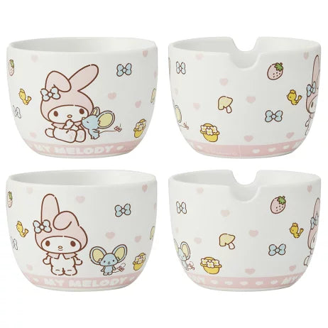 Skater - Ceramic Bowl and Bamboo Chopsticks Set My Melody
