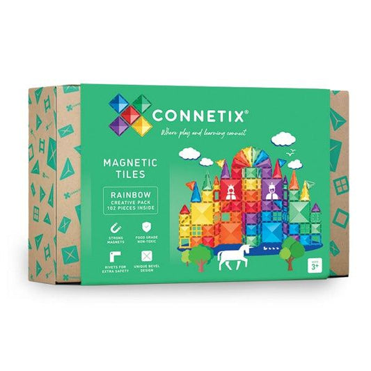 Connetix - 102pcs Rainbow Creative Pack - Baby Harbour