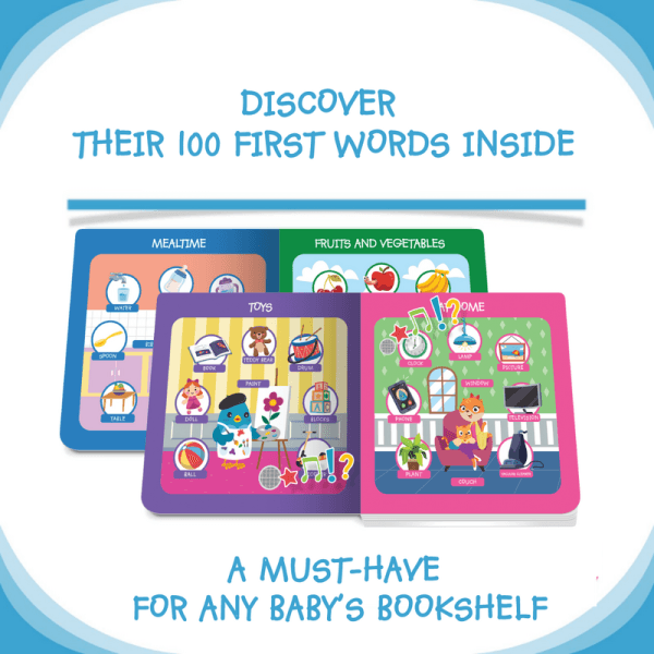 Ditty Bird - First 100 Words Board Book - Baby Harbour