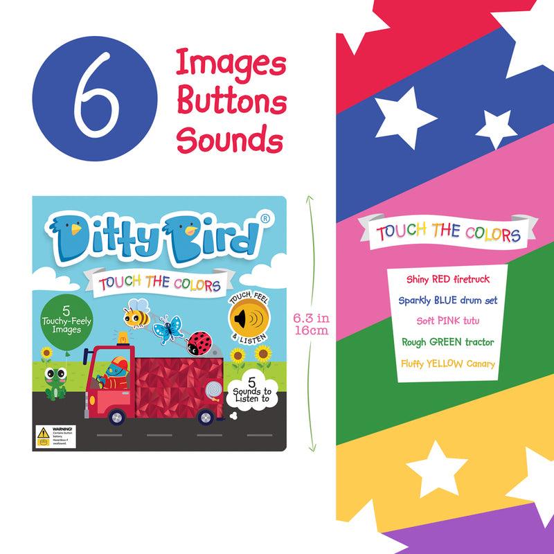 Ditty Bird - Touch the Colours Board Book - Baby Harbour