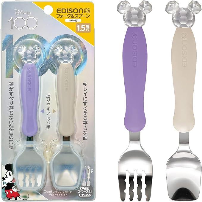 EDISONmama - Fork And Spoon Set Disney 100th Anniversary Edition - Baby Harbour