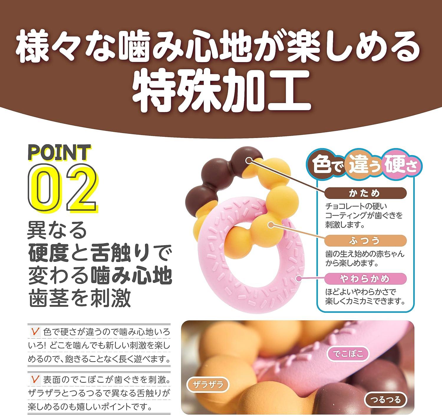 EDISONmama - Kamikami Baby Double Donuts Teether - Baby Harbour