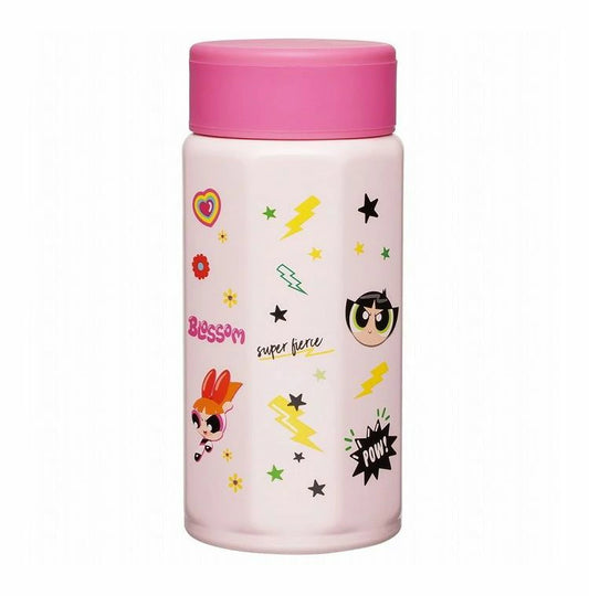 Skater - Vacuum Stainless Steel Insulated Octagonal Direct Bottle 350ml Powerpuff Girls