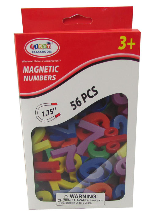 First Classroom - Magnetic Numbers 56pcs set - Baby Harbour