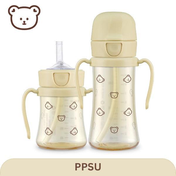 Grosmimi - Bear Edition PPSU Straw Cup 300ml - Baby Harbour