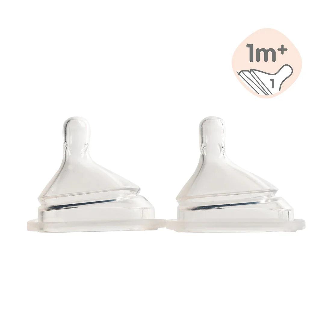 Hegen PCTO™ 150ml Feeding Bottle PPSU, 2-Pack with 2 x Slow Flow Teat (0 to 3 Months) - Baby Harbour