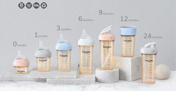 Hegen - PCTO™ 240ml Feeding Bottle PPSU with Medium Flow Teat (3 to 6 Months) - Baby Harbour