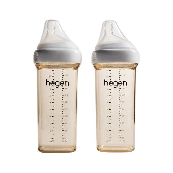 Hegen PCTO™ 330ml Feeding Bottle PPSU, 2-Pack with 2 x Fast Flow Teat (6 Months +) - Baby Harbour