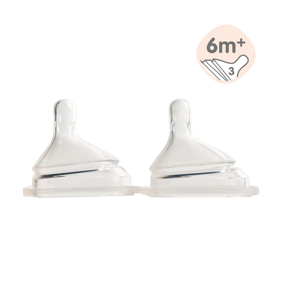 Hegen PCTO™ 330ml Feeding Bottle PPSU, 2-Pack with 2 x Fast Flow Teat (6 Months +) - Baby Harbour