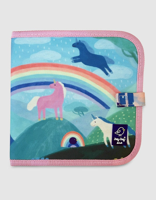 Jaq Jaq Bird - Timeless Wonder Doodle It & Go Erasable Book - Unicorns