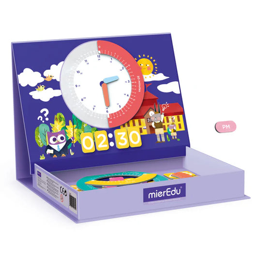 MierEdu - Magnetic Case - Time Learning Game