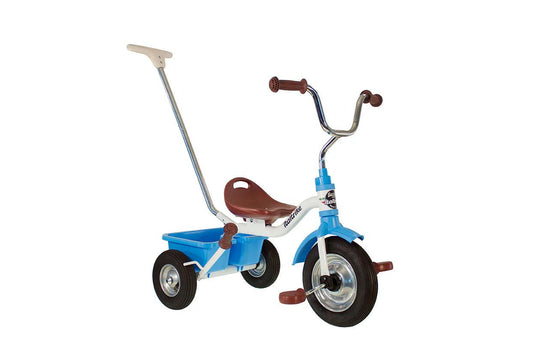 Italtrike 12" Racing Trike - Monaco - Blue/Cream - Baby Harbour