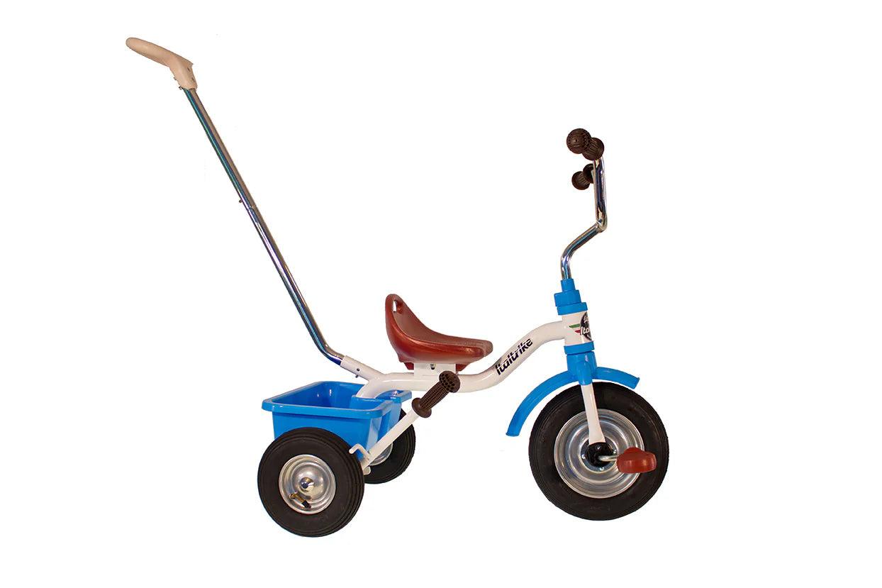 Italtrike 12" Racing Trike - Monaco - Blue/Cream - Baby Harbour