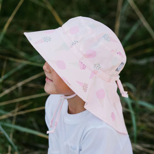 Jan & July - Pink Ice Cream Kids Aqua Dry Adventure Hat