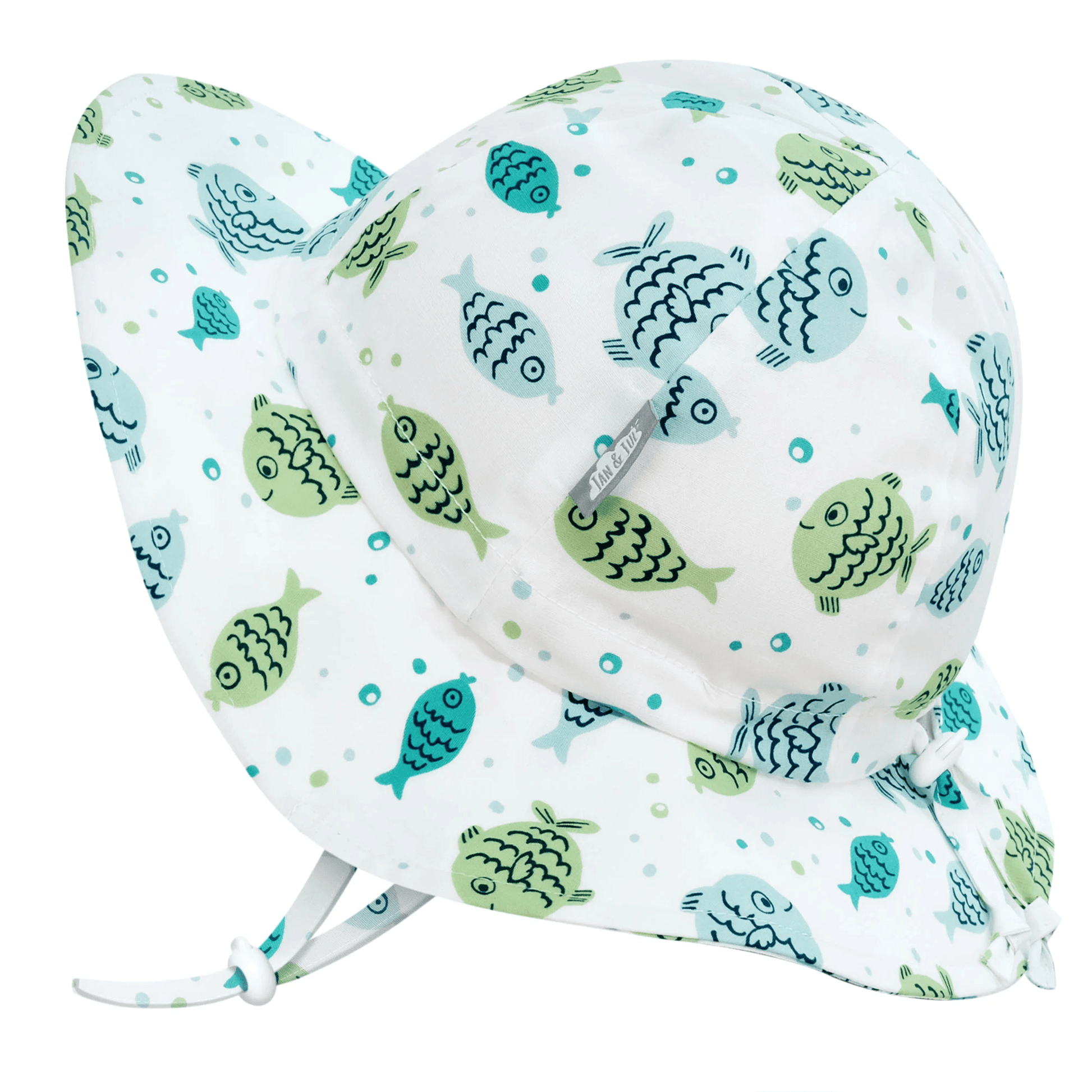 Jan Jul - Kids Cotton Floppy Hat Fish Friends - Baby Harbour