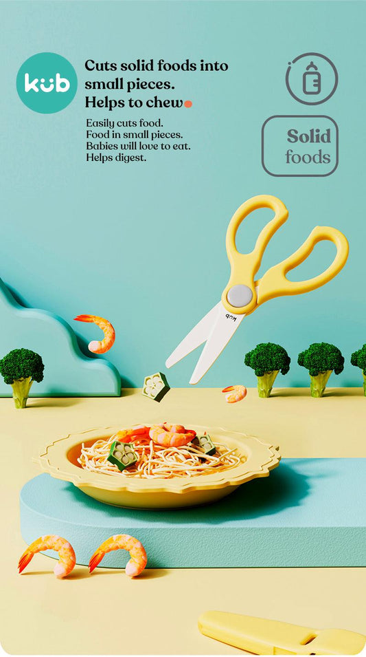 KUB - Baby Ceramic Food Scissor - Baby Harbour