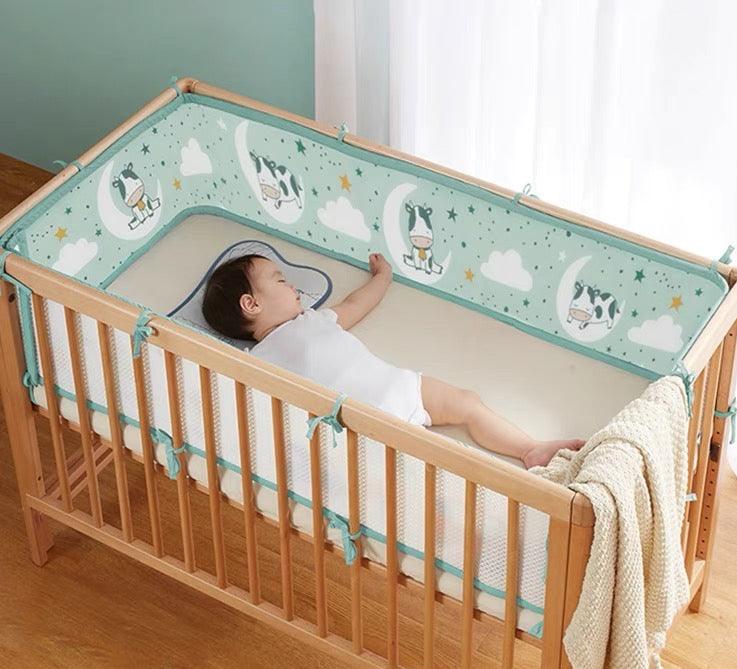 KUB Baby Cot Breathable Bumper 130 70cm Baby Harbour