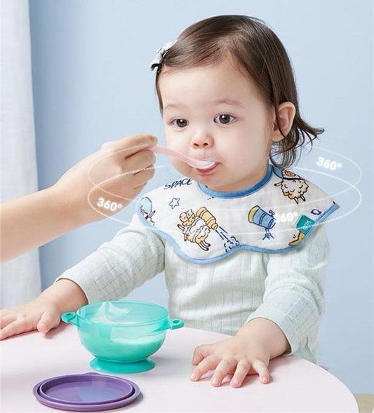 KUB - Baby Cotton Bibs 360 ° Rotate - 3 pack - Baby Harbour