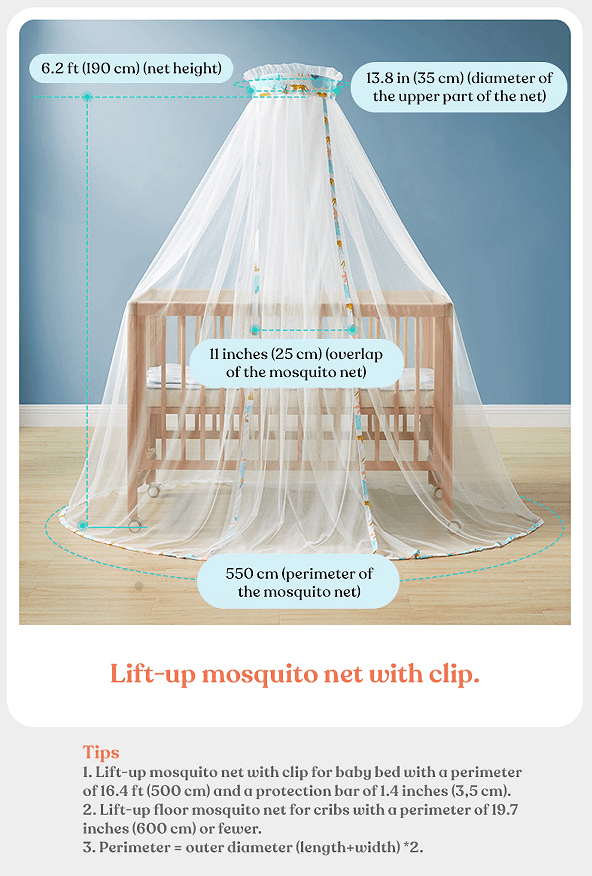 Kub - Clamping Mosquito Net - Baby Harbour