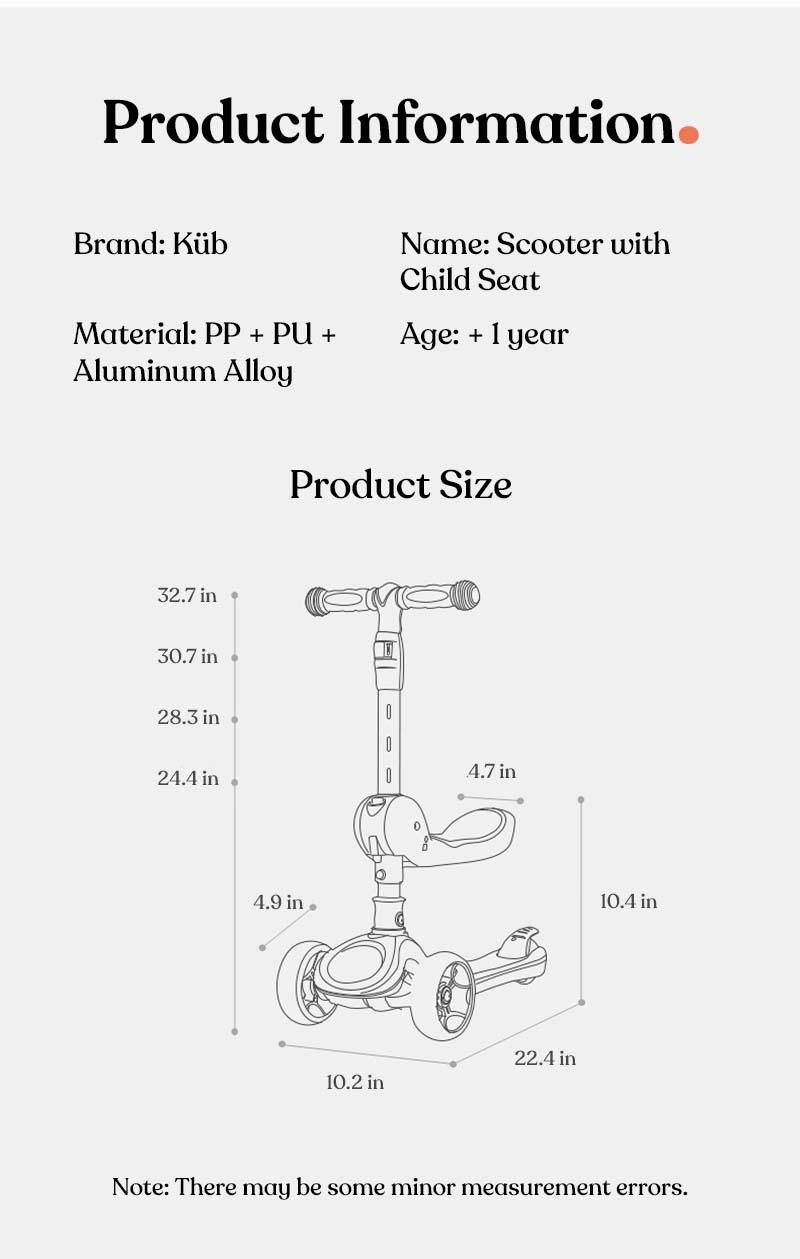 KUB - Multifunctional 3 in 1 Scooter - Baby Harbour