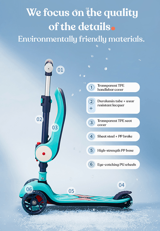 KUB - Multifunctional 3 in 1 Scooter - Baby Harbour