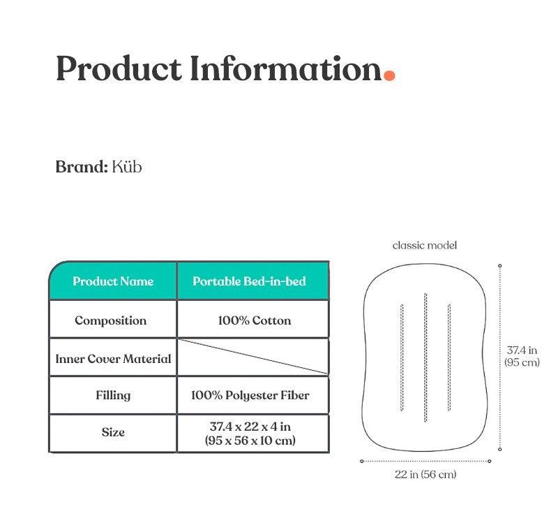 KUB - Portable Baby Crib - Baby Harbour