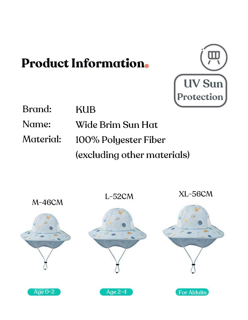 KUB - UPF50+ Sun Hat Animals - Baby Harbour