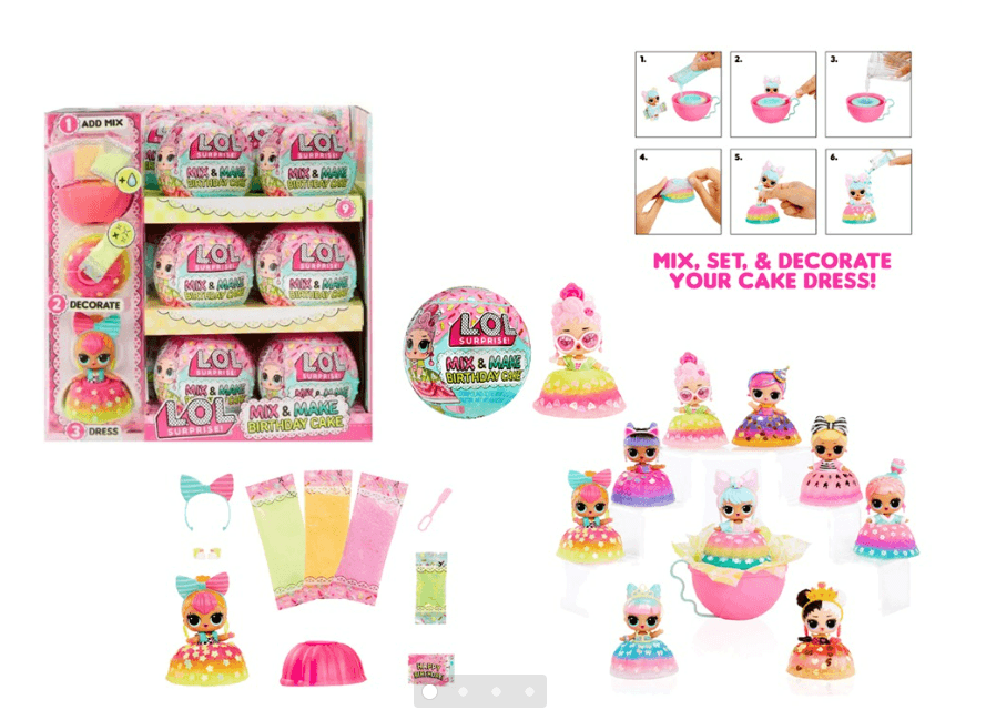 L.O.L. Surprise Mix & Make Birthday Cake Tots Assorted - Baby Harbour