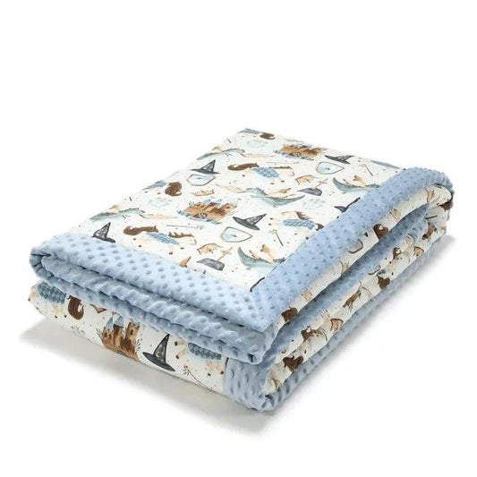 La Millou Adult Warm Blanket 140*200 Prince/Wind Blue - Baby Harbour