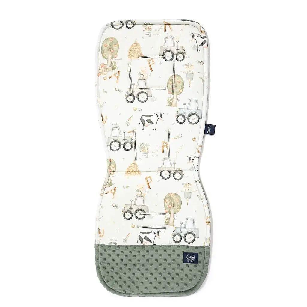 La Millou Stroller Pad OJC - ABC Farm/Khaki - Baby Harbour