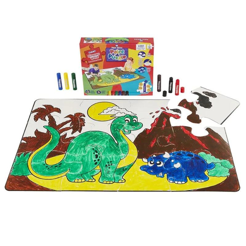 Little Brain - Giant Dinosaur World Paint a Puzzle - Baby Harbour