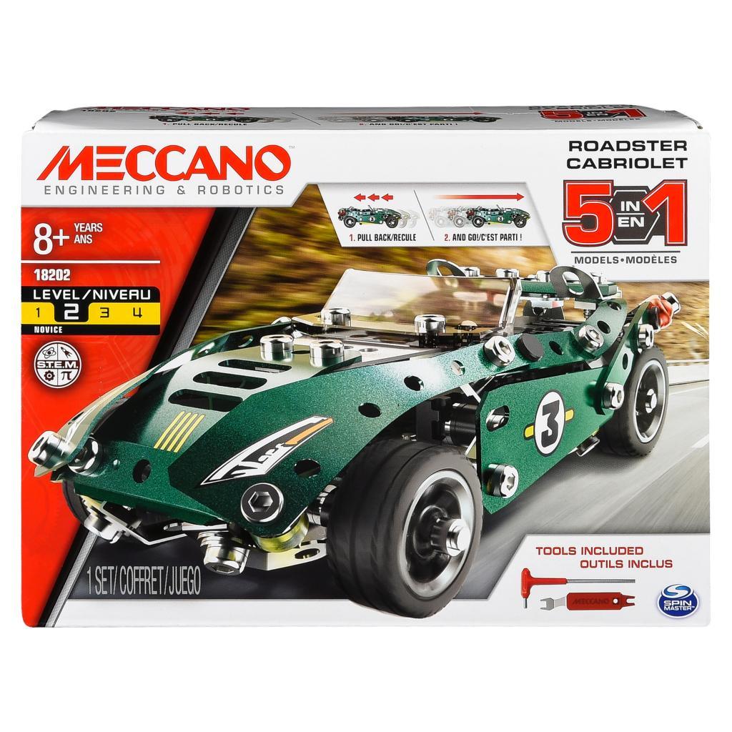 Meccano 5 Model Pull Back Car - Baby Harbour