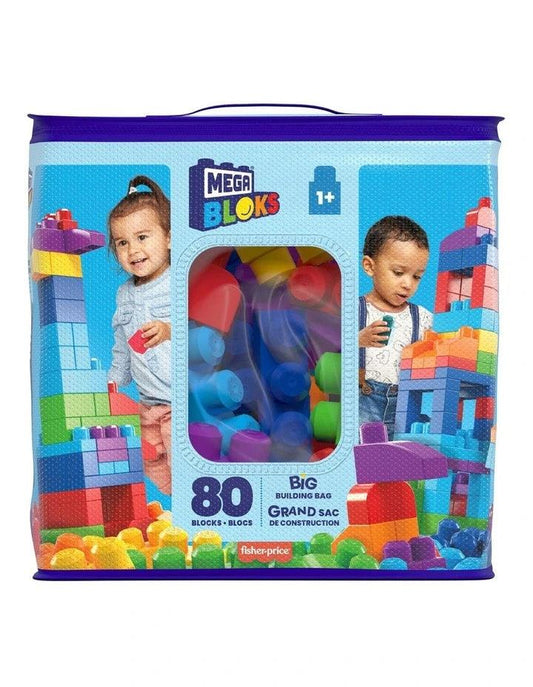 Mega Bloks - 80 blocks Building Bag - Baby Harbour