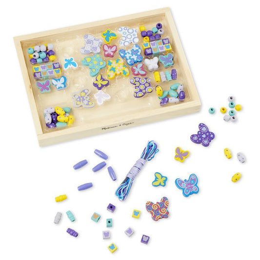 Melissa & Doug - Butterfly Friends Wooden Bead Set - Baby Harbour